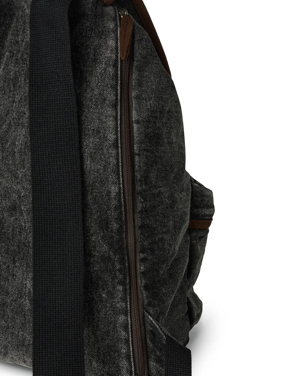 AEAE OUT POCKET DENIM BACKPACK (BLACK)