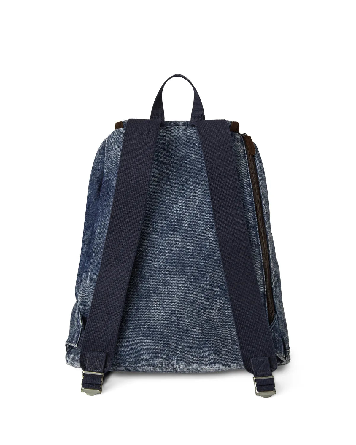 AEAE OUT POCKET DENIM BACKPACK (MID BLUE)