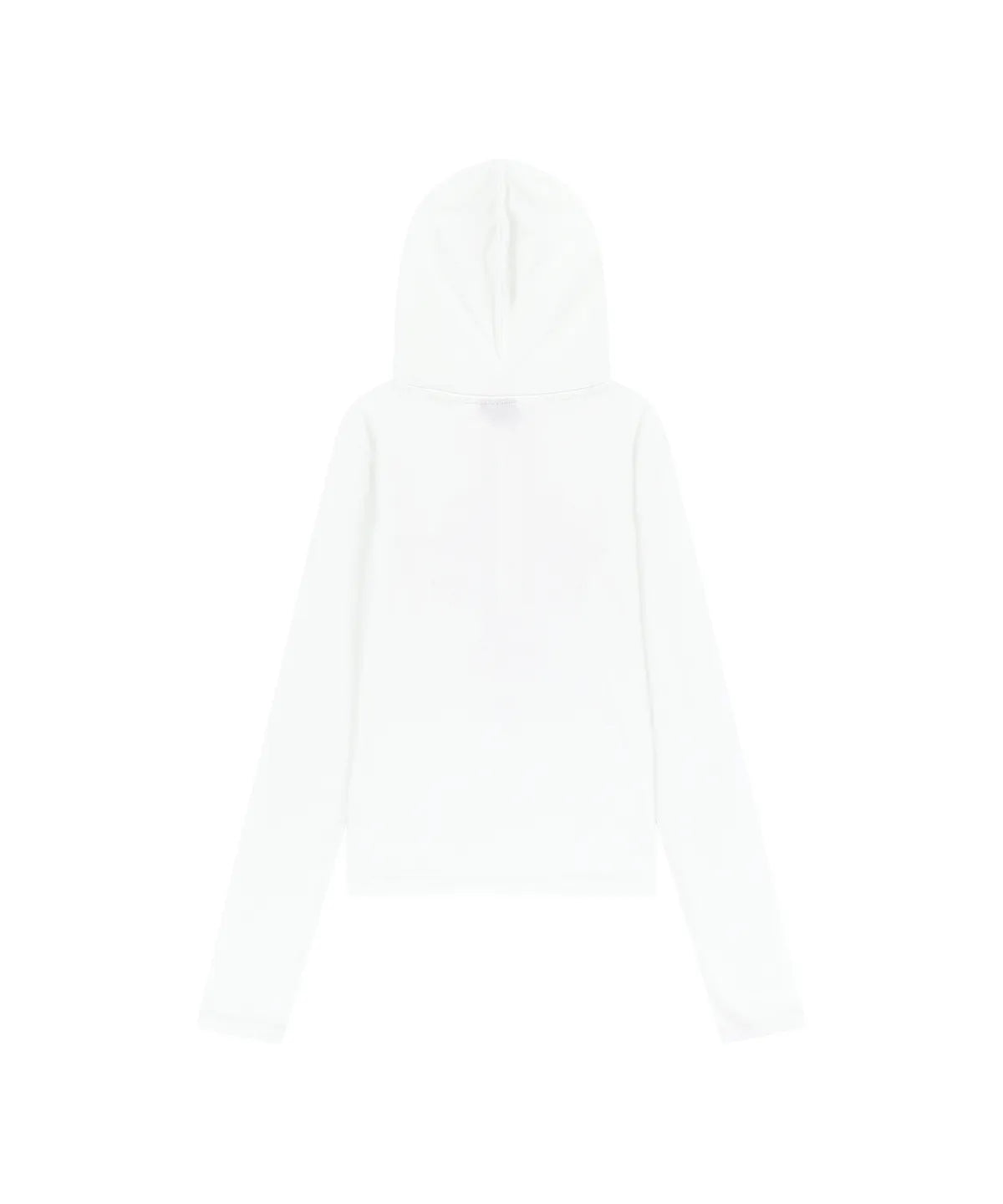 (in stock) Aakam Studded Leaf Hooded Long Sleeve (White)