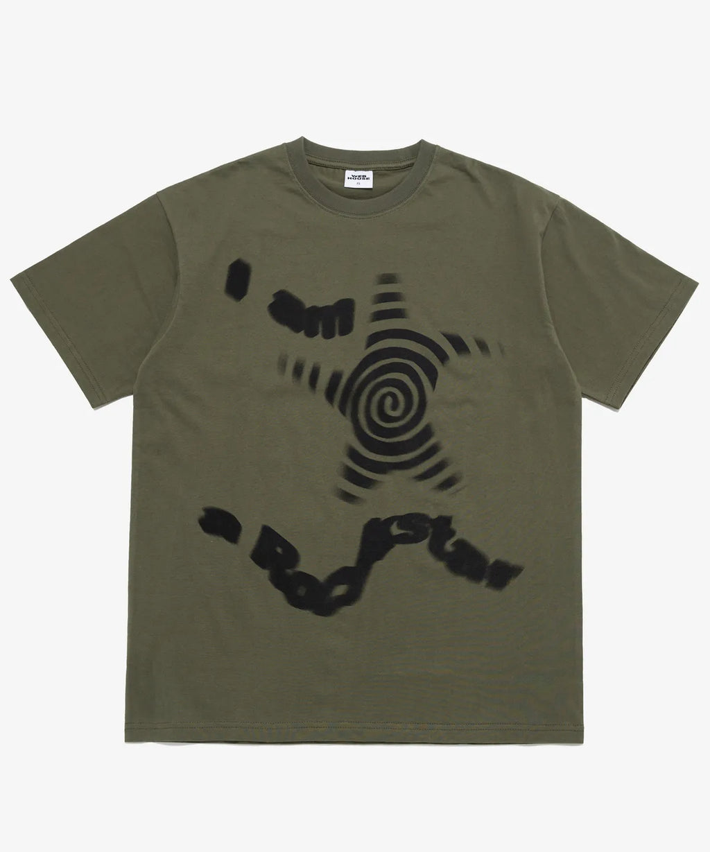 【𝘱𝘳𝘦-𝘰𝘳𝘥𝘦𝘳】Webhouse Twister Rockstar Tee (Khaki)