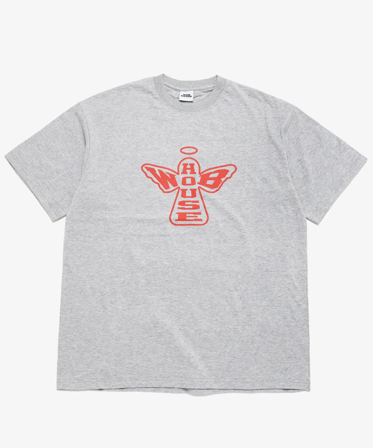 【𝘱𝘳𝘦-𝘰𝘳𝘥𝘦𝘳】Webhouse Web Angel Tee (Grey)