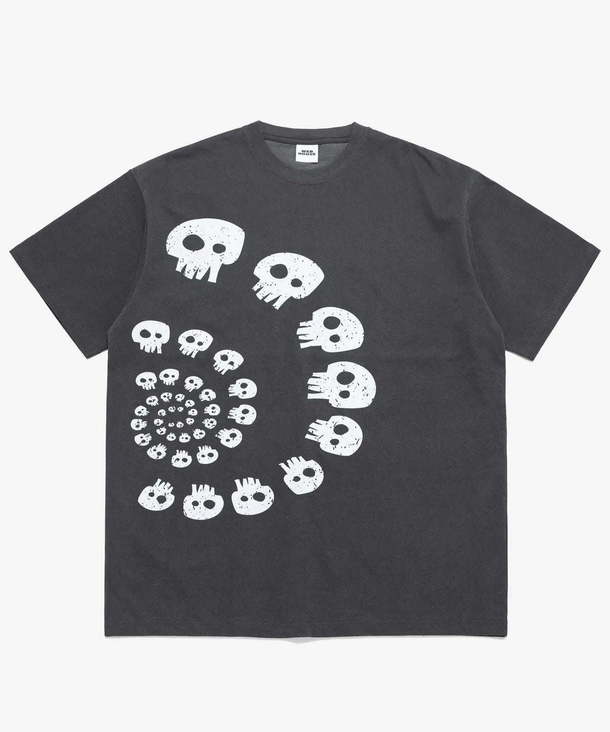 【𝘱𝘳𝘦-𝘰𝘳𝘥𝘦𝘳】Webhouse Tornado Skull Tee (Charcoal)
