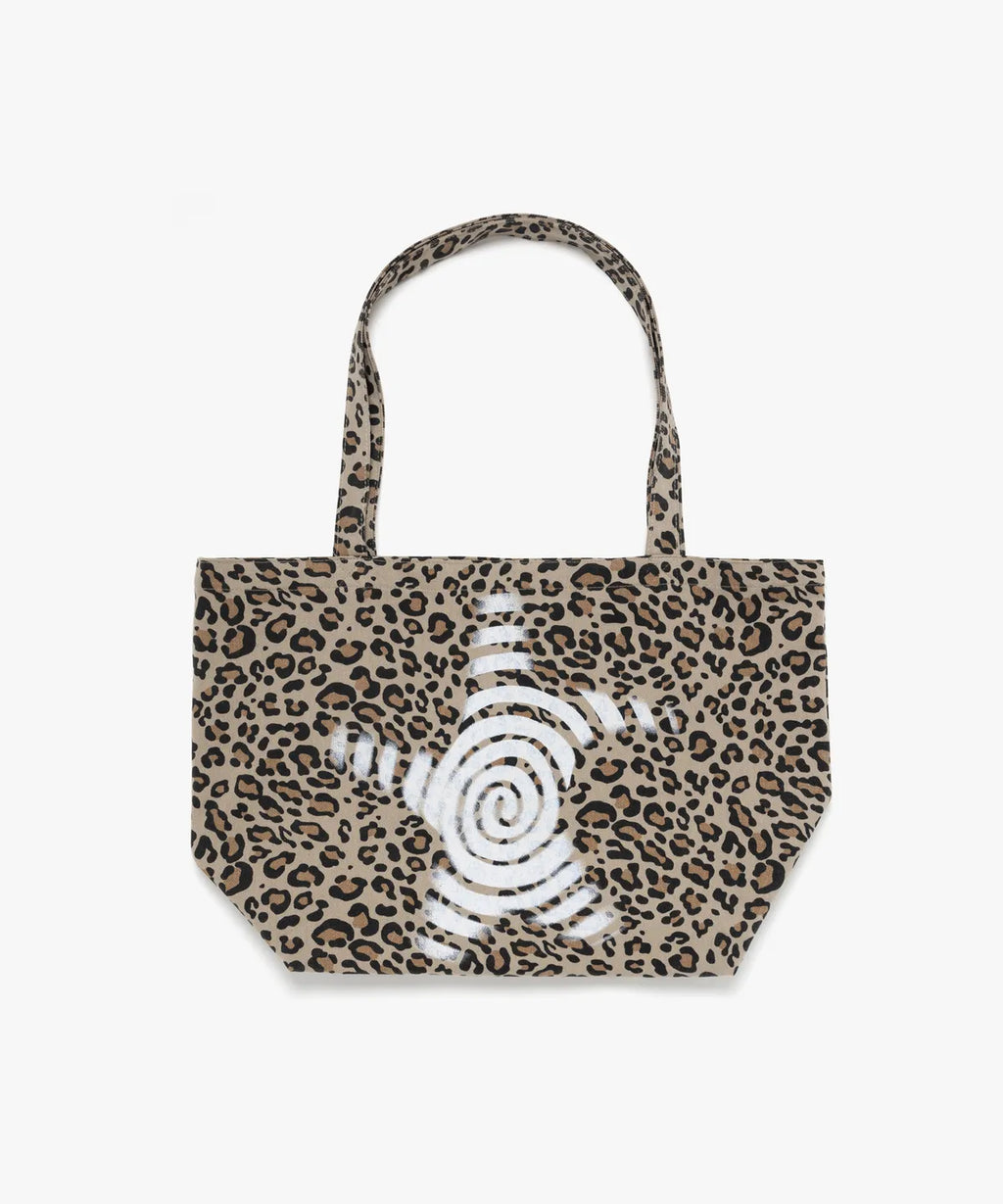 【𝘱𝘳𝘦-𝘰𝘳𝘥𝘦𝘳】WEBHOUSE Twister Star Tote Bag Leopard