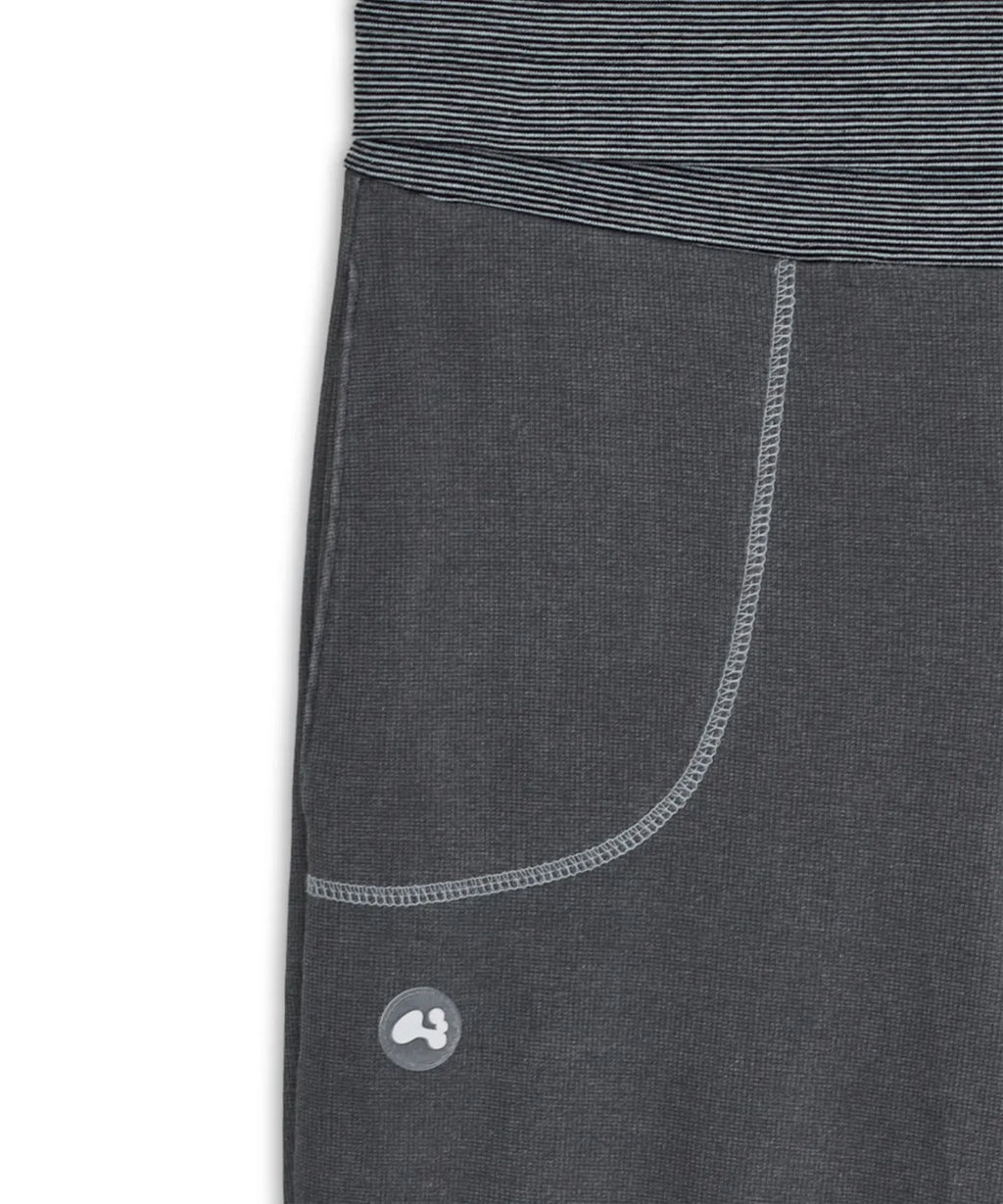 HUGYOURSKIN PIGMENT BOOTCUT PANTS (CHARCOAL)
