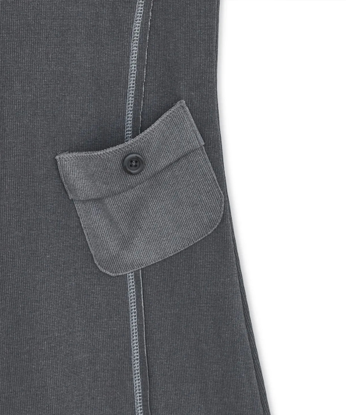 HUGYOURSKIN PIGMENT BOOTCUT PANTS (CHARCOAL)