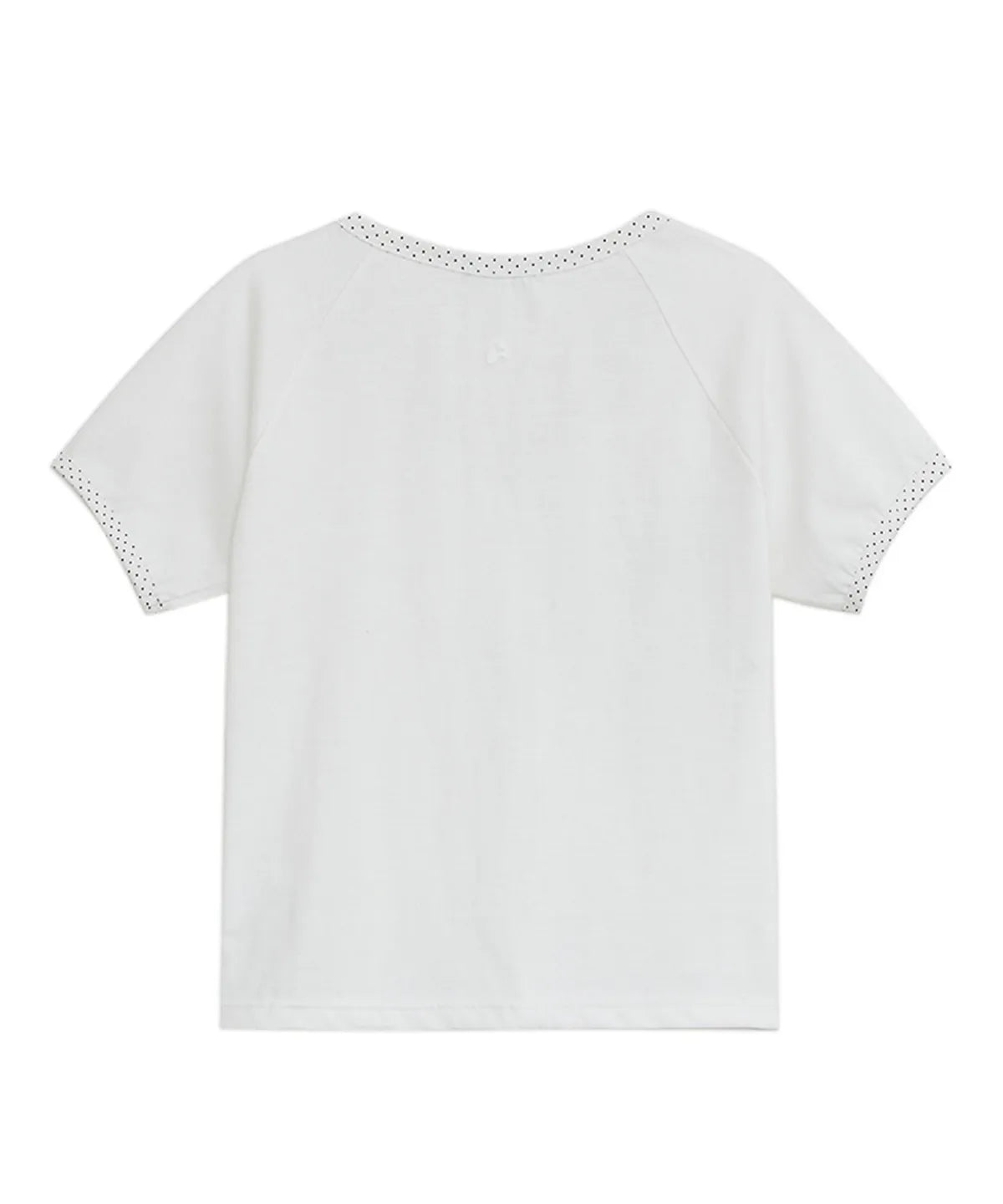 HUGYOURSKIN STAR STITCH TOP (WHITE)