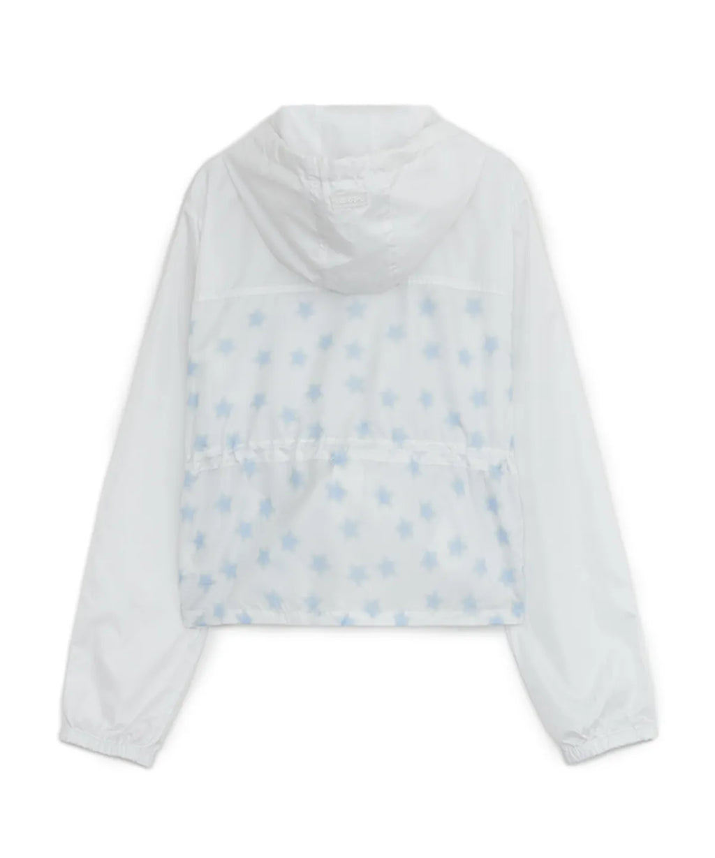 HUGYOURSKIN STARDUST WINDBREAKER (WHITE)