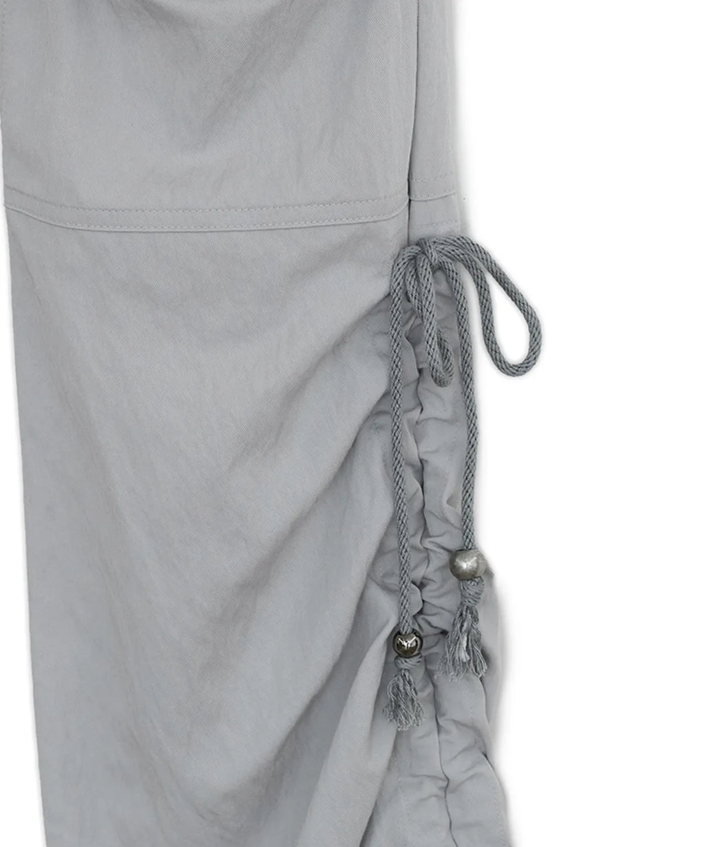 HUGYOURSKIN BOOTCUT CARGO PANTS (GREY)