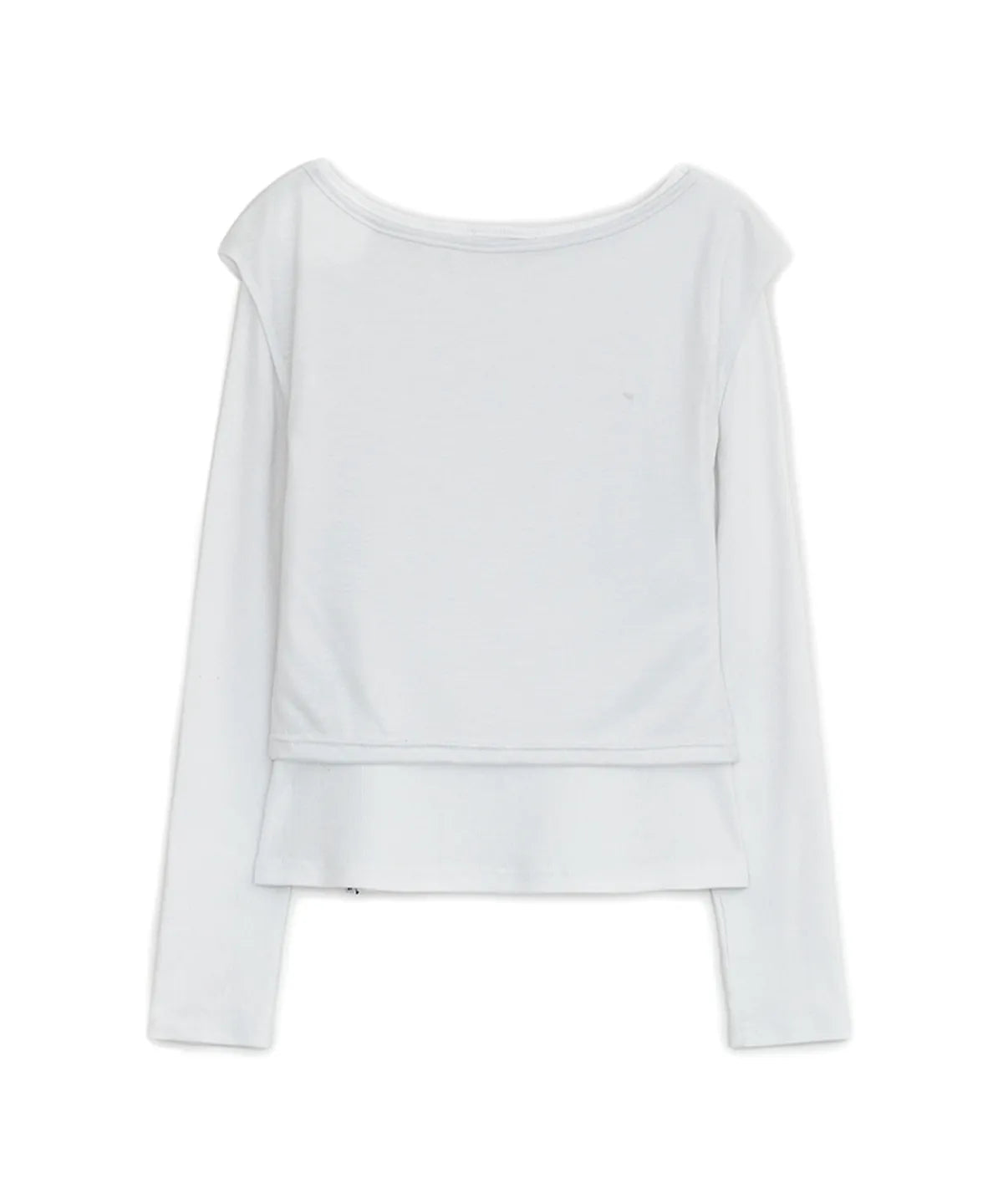 HUGYOURSKIN FALLEN ANGEL LAYERED TOP (WHITE)