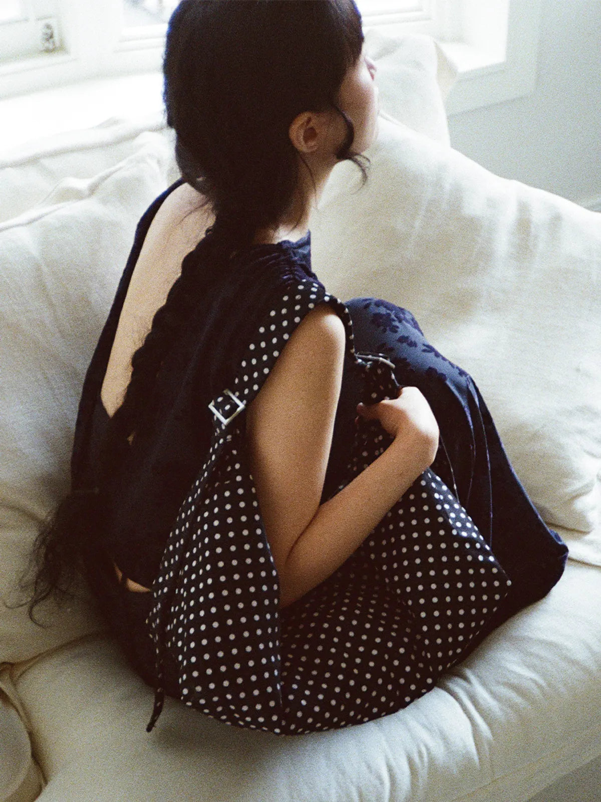 【𝘱𝘳𝘦-𝘰𝘳𝘥𝘦𝘳】YAHN SISI Pillow Boat Bag - Dot