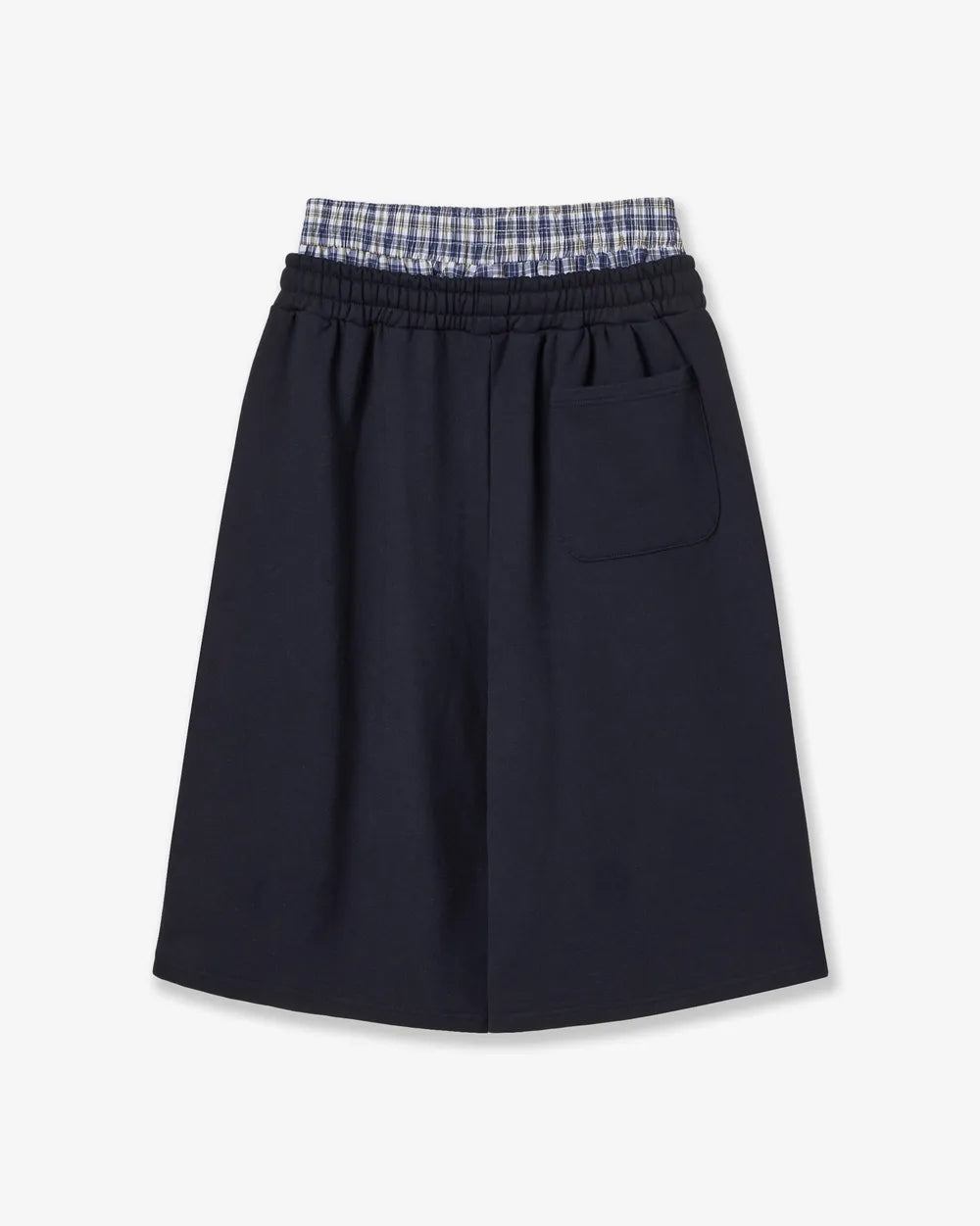 AEAE TRUNK LAYERED SWEATSHORTS (NAVY)