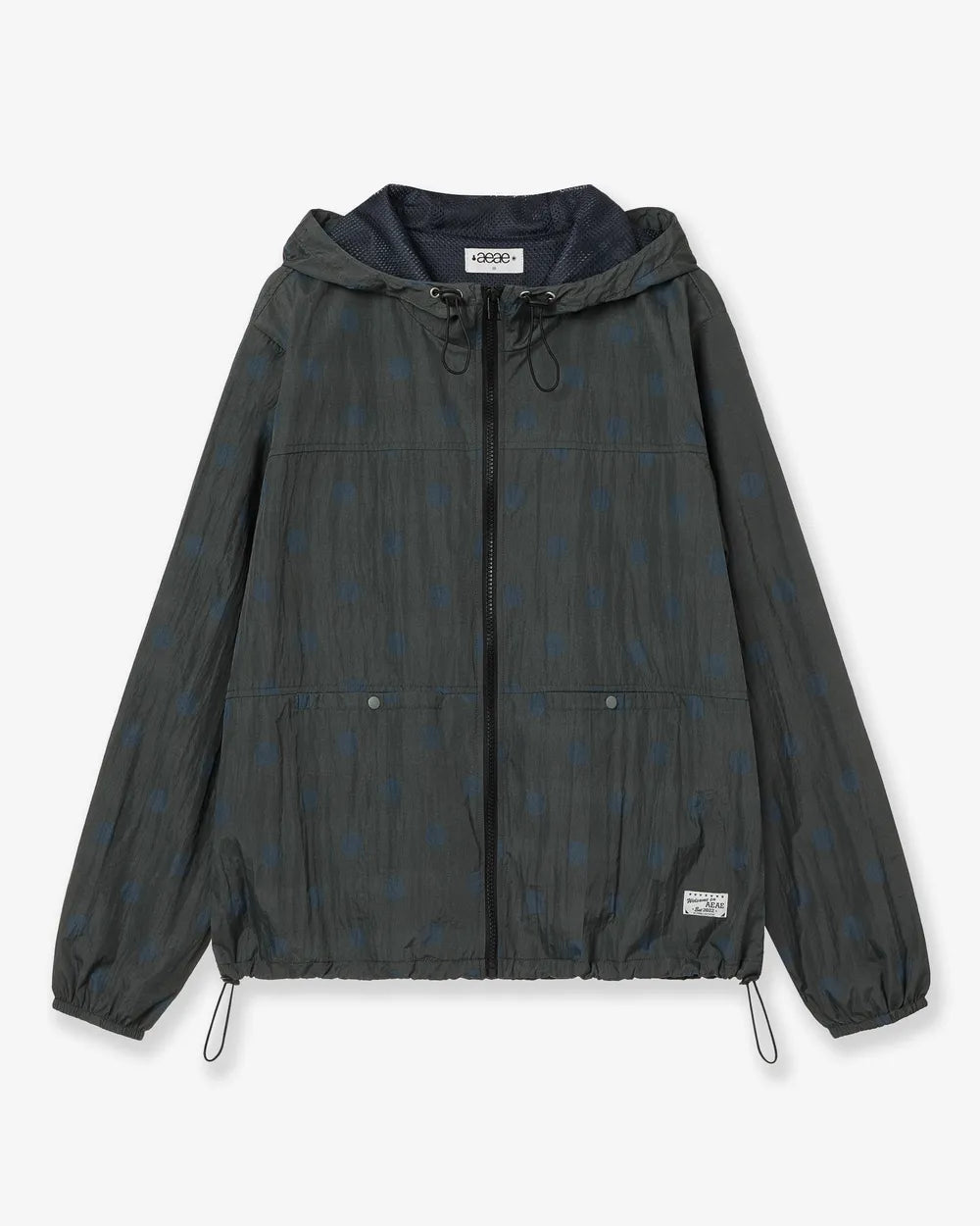 AEAE DOT HOOD JUMPER (CHARCOAL)