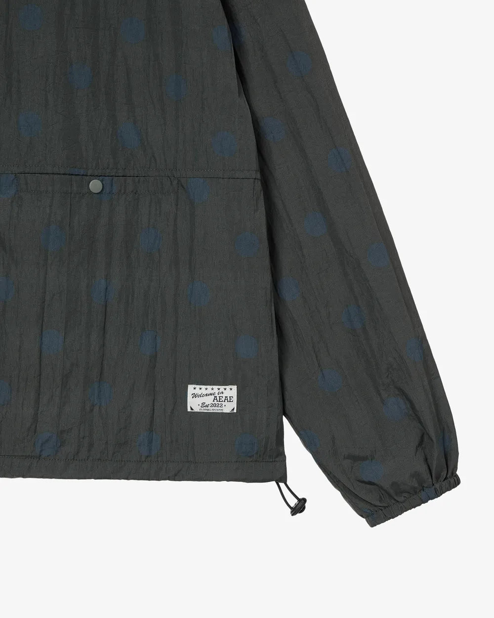 AEAE DOT HOOD JUMPER (CHARCOAL)