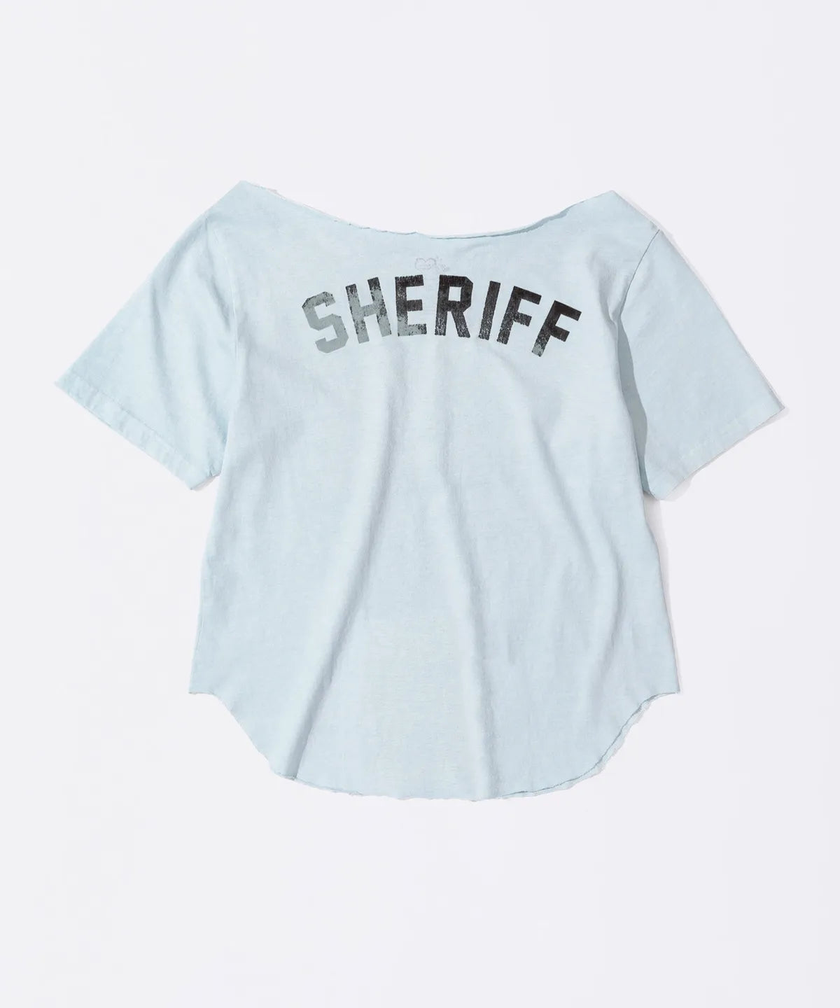 【𝘱𝘳𝘦-𝘰𝘳𝘥𝘦𝘳】SCULPTOR Sheriff Cut Out Tee Misty Blue