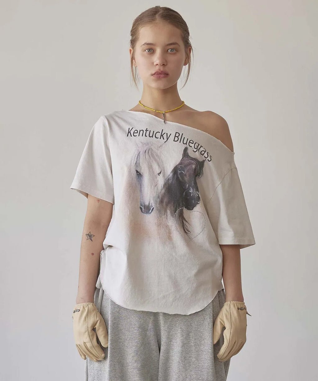 【𝘱𝘳𝘦-𝘰𝘳𝘥𝘦𝘳】SCULPTOR Sheriff Cut Out Tee Dirty White