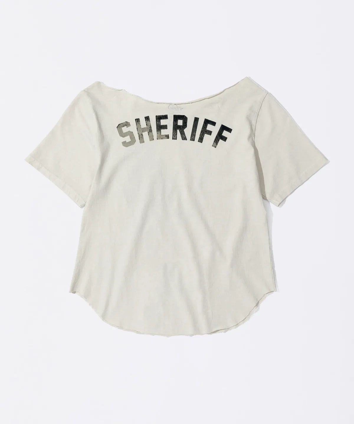 【𝘱𝘳𝘦-𝘰𝘳𝘥𝘦𝘳】SCULPTOR Sheriff Cut Out Tee Dirty White
