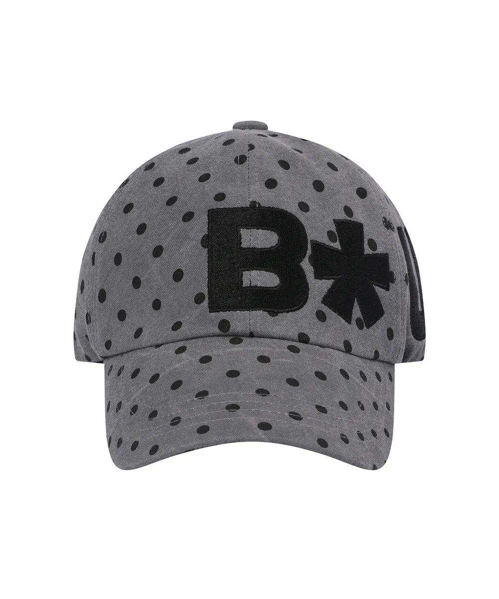 BAUF B-Side Logo Ball Cap (Dot Grey)