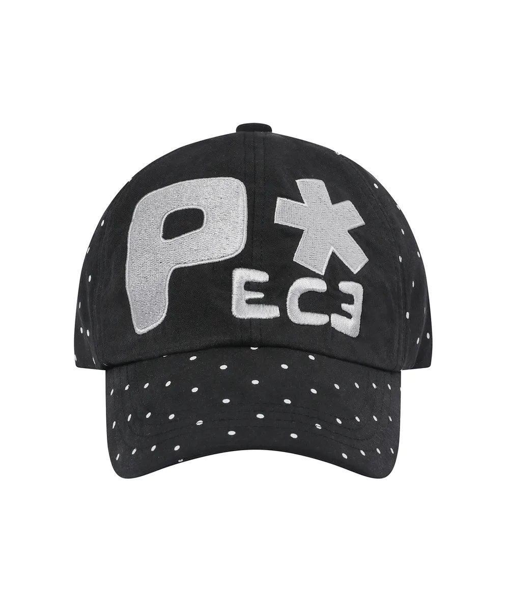 BAUF Peace Big Logo Mesh Ball Cap (Dot Black)