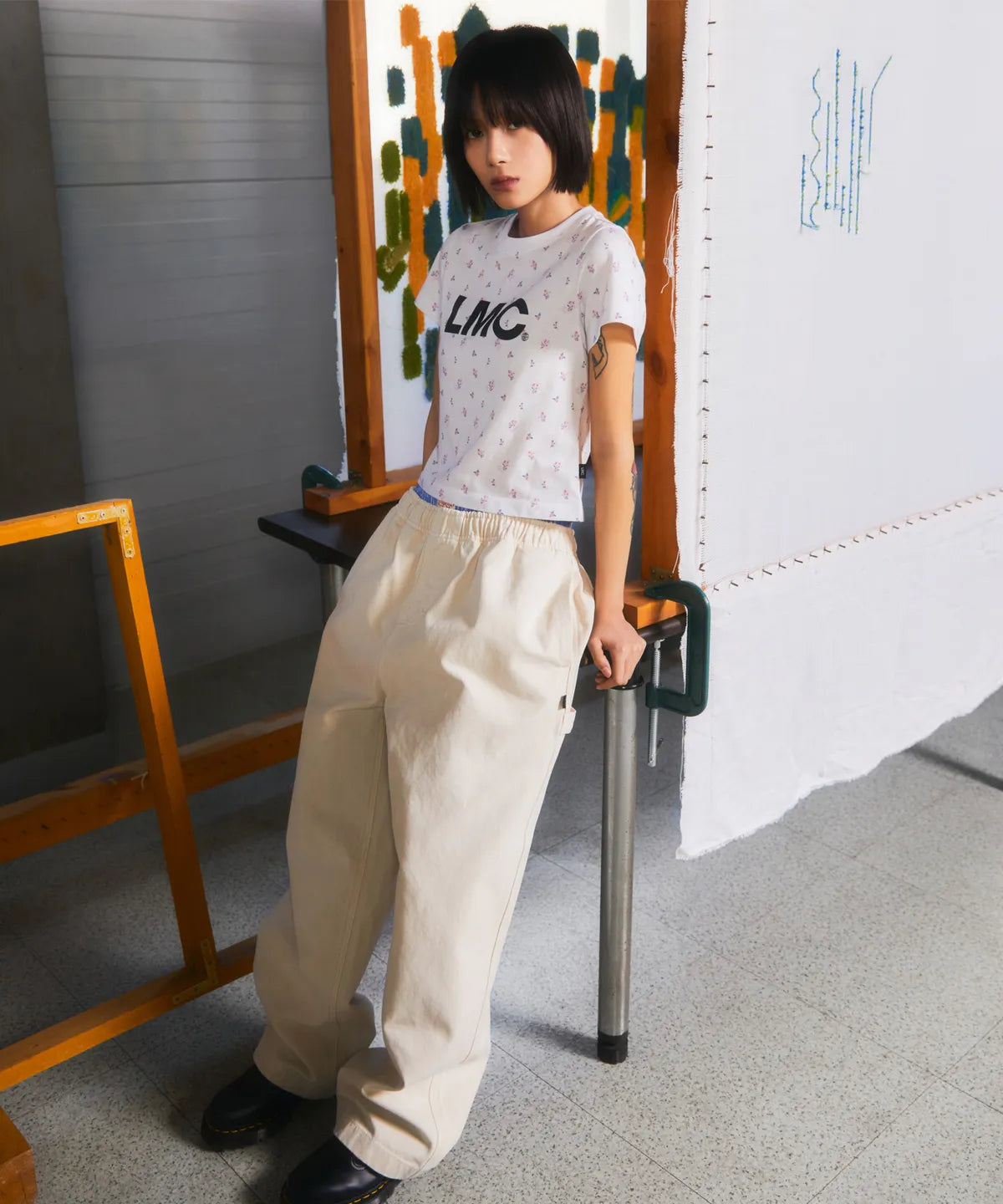 【𝘱𝘳𝘦-𝘰𝘳𝘥𝘦𝘳】LMC WM OG CROPPED TEE flower