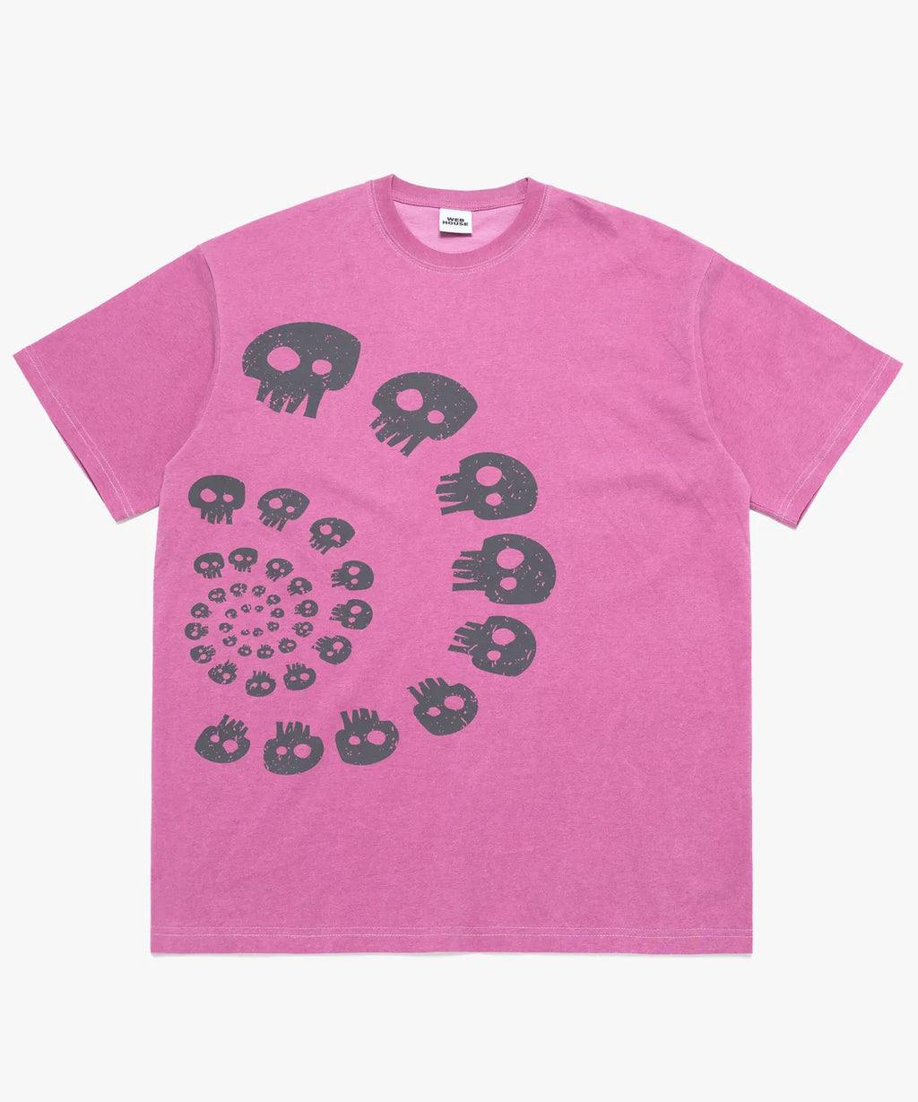 【𝘱𝘳𝘦-𝘰𝘳𝘥𝘦𝘳】Webhouse Tornado Skull Tee (Purple)