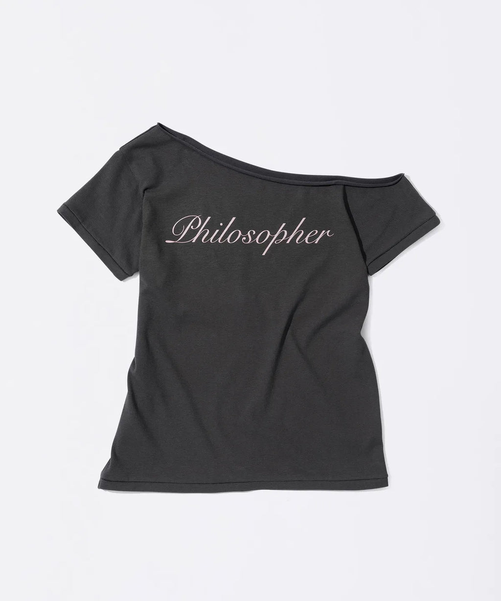 【𝘱𝘳𝘦-𝘰𝘳𝘥𝘦𝘳】SCULPTOR Hook Me Up Layered Tee Charcoal