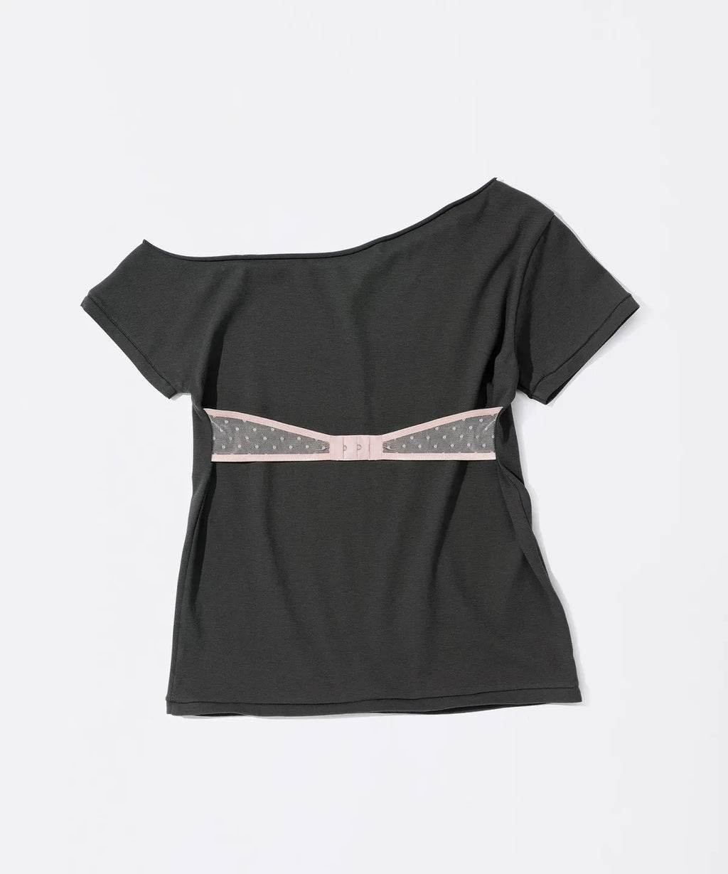 【𝘱𝘳𝘦-𝘰𝘳𝘥𝘦𝘳】SCULPTOR Hook Me Up Layered Tee Charcoal