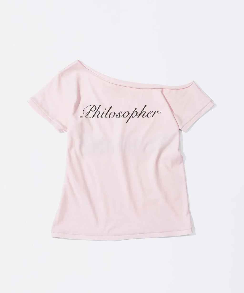 【𝘱𝘳𝘦-𝘰𝘳𝘥𝘦𝘳】SCULPTOR Hook Me Up Layered Tee Pale Pink