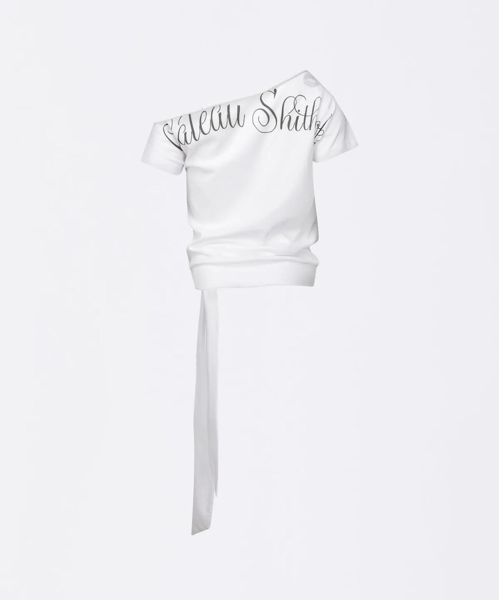【𝘱𝘳𝘦-𝘰𝘳𝘥𝘦𝘳】SCULPTOR Chateau Shithole Tie Tee White