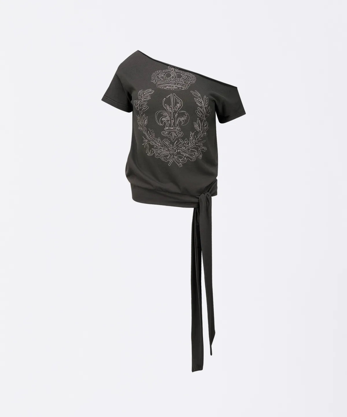 【𝘱𝘳𝘦-𝘰𝘳𝘥𝘦𝘳】SCULPTOR Chateau Shithole Tie Tee Charcoal