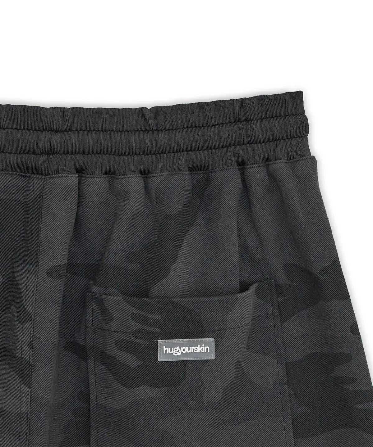 HUGYOURSKIN CAMO KORILAKKUMA BERMUDA PANTS (CHARCOAL)