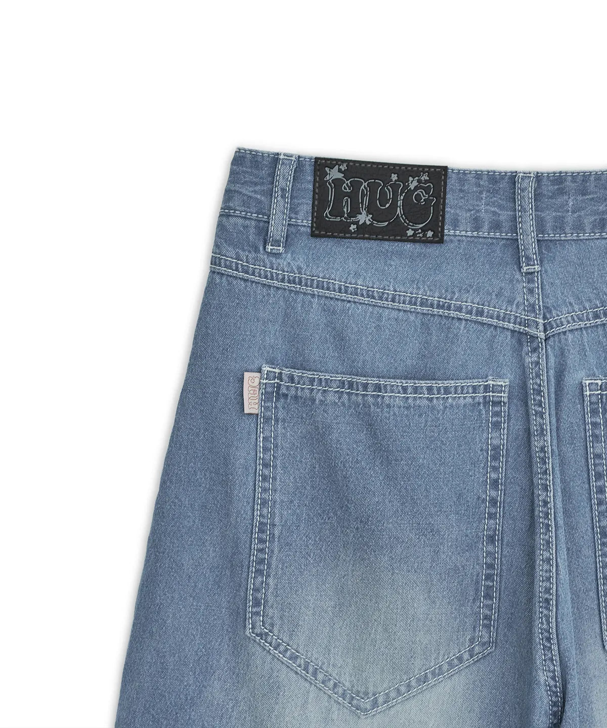 HUGYOURSKIN KORILAKKUMA WASHED JEANS (BLUE)