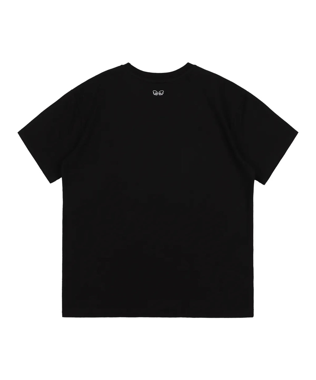 【𝘱𝘳𝘦-𝘰𝘳𝘥𝘦𝘳】FANCY CLUB MIX STAR ANGEL PATCH TEE (BLACK)