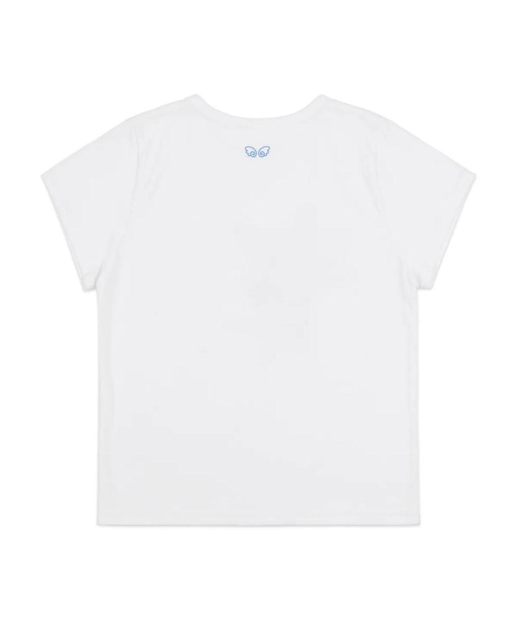 【𝘱𝘳𝘦-𝘰𝘳𝘥𝘦𝘳】FANCY CLUB MIX STAR ANGEL PATCH TEE (WHITE)