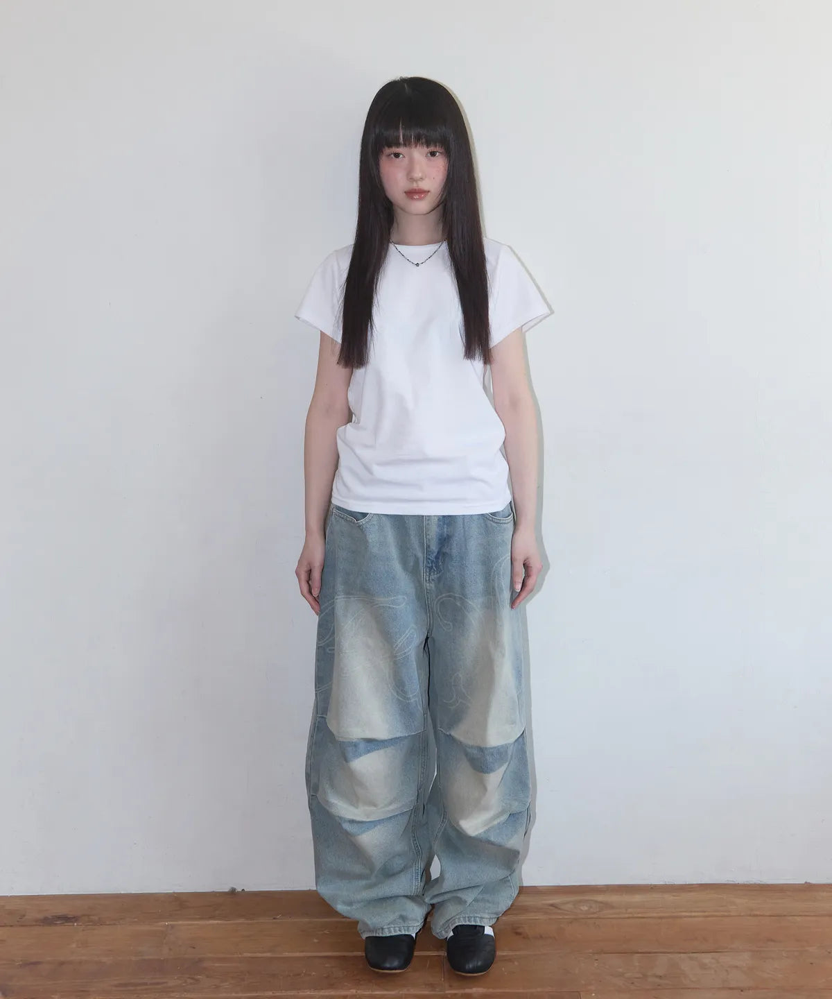 【𝘱𝘳𝘦-𝘰𝘳𝘥𝘦𝘳】FANCY CLUB Rivers of Heaven Crop Tee (BLUE)