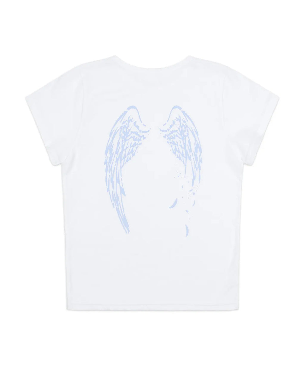 【𝘱𝘳𝘦-𝘰𝘳𝘥𝘦𝘳】FANCY CLUB Rivers of Heaven Crop Tee (BLUE)