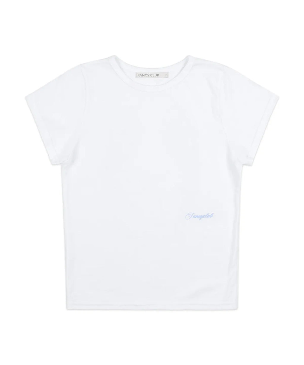 【𝘱𝘳𝘦-𝘰𝘳𝘥𝘦𝘳】FANCY CLUB Rivers of Heaven Crop Tee (BLUE)