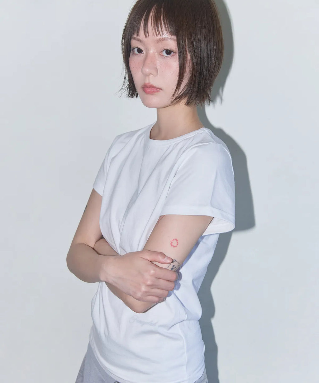 【𝘱𝘳𝘦-𝘰𝘳𝘥𝘦𝘳】FANCY CLUB Rivers of Heaven Crop Tee (GRAY)