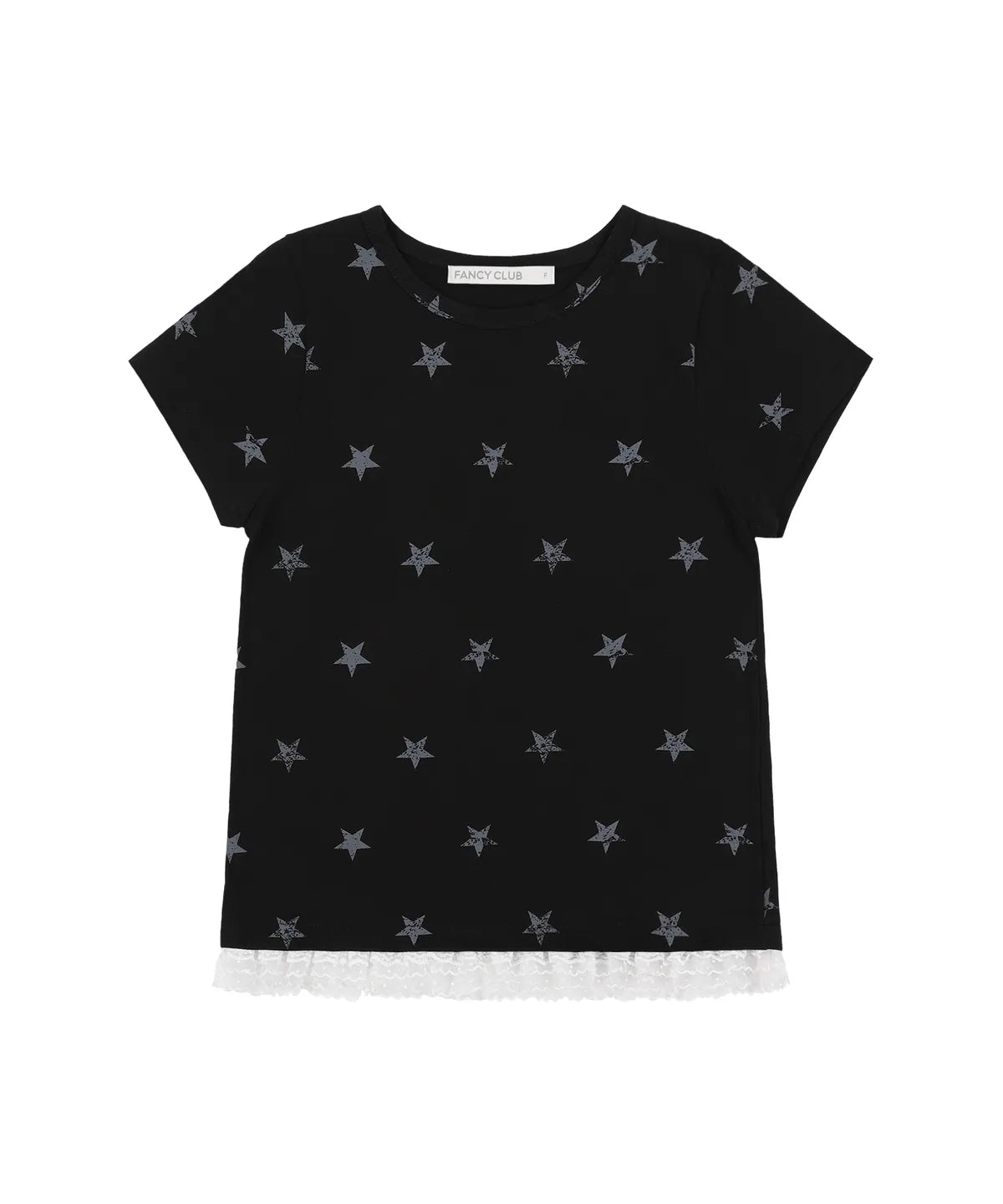 【𝘱𝘳𝘦-𝘰𝘳𝘥𝘦𝘳】FANCY CLUB Race Star Layered Tee (BLACK)