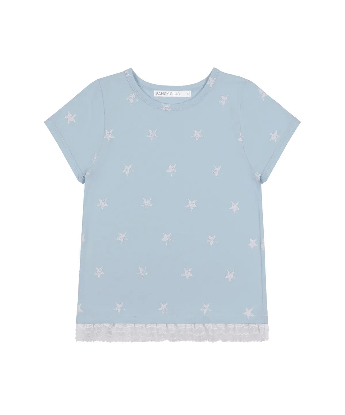 【𝘱𝘳𝘦-𝘰𝘳𝘥𝘦𝘳】FANCY CLUB Race Star Layered Tee (SKY BLUE)