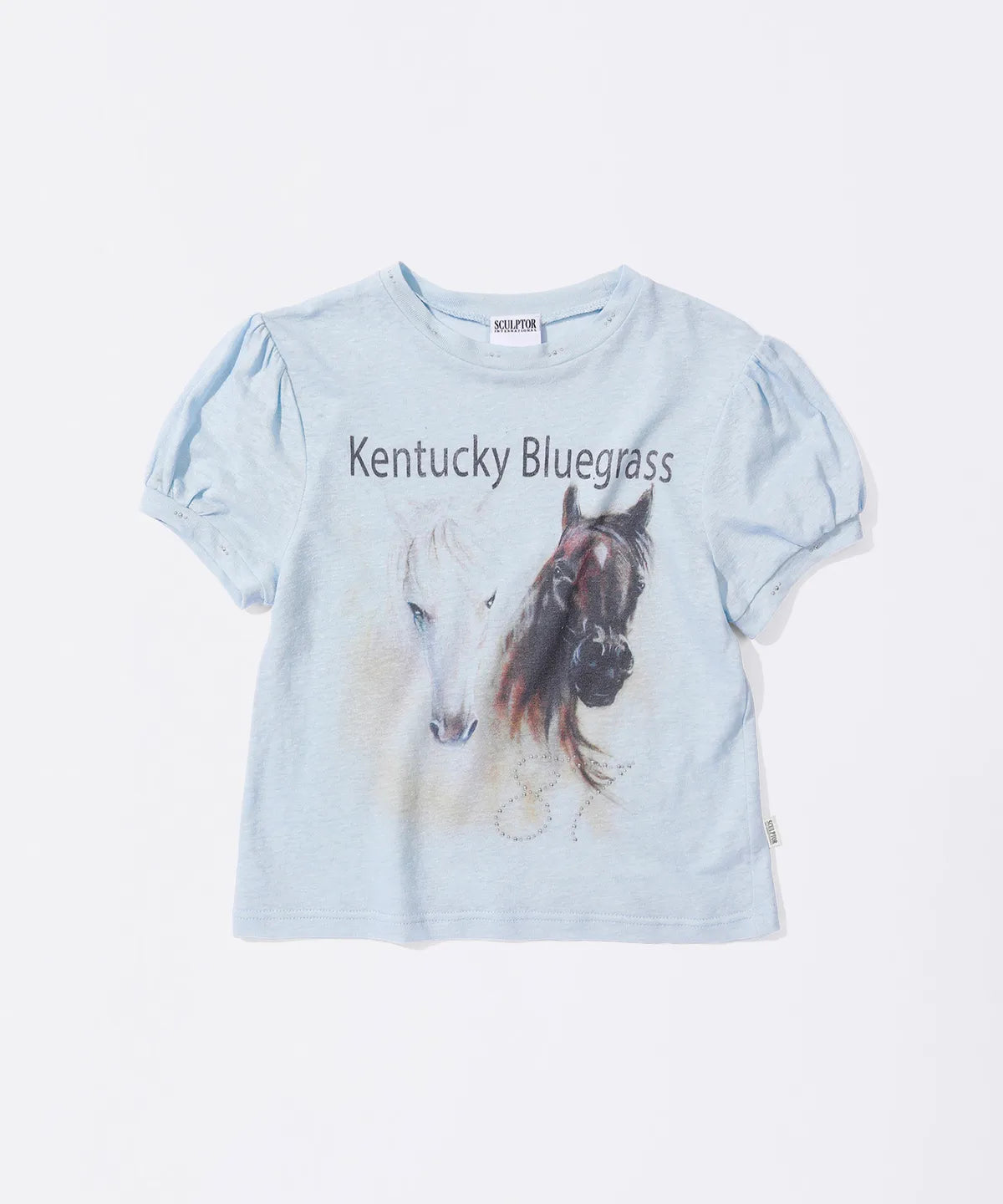 【𝘱𝘳𝘦-𝘰𝘳𝘥𝘦𝘳】SCULPTOR Kentucky Stud Baby Tee Baby Blue