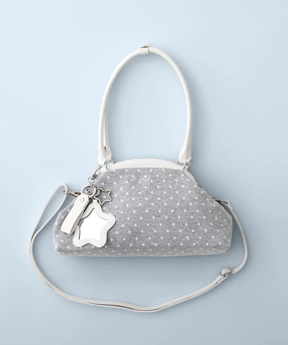 【𝘱𝘳𝘦-𝘰𝘳𝘥𝘦𝘳】BADBLUE Dot Cozy Dumpling Bag Gray