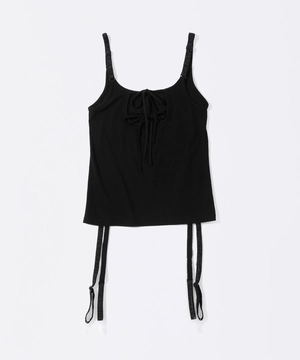 【𝘱𝘳𝘦-𝘰𝘳𝘥𝘦𝘳】SCULPTOR Garter Reversible Top Black