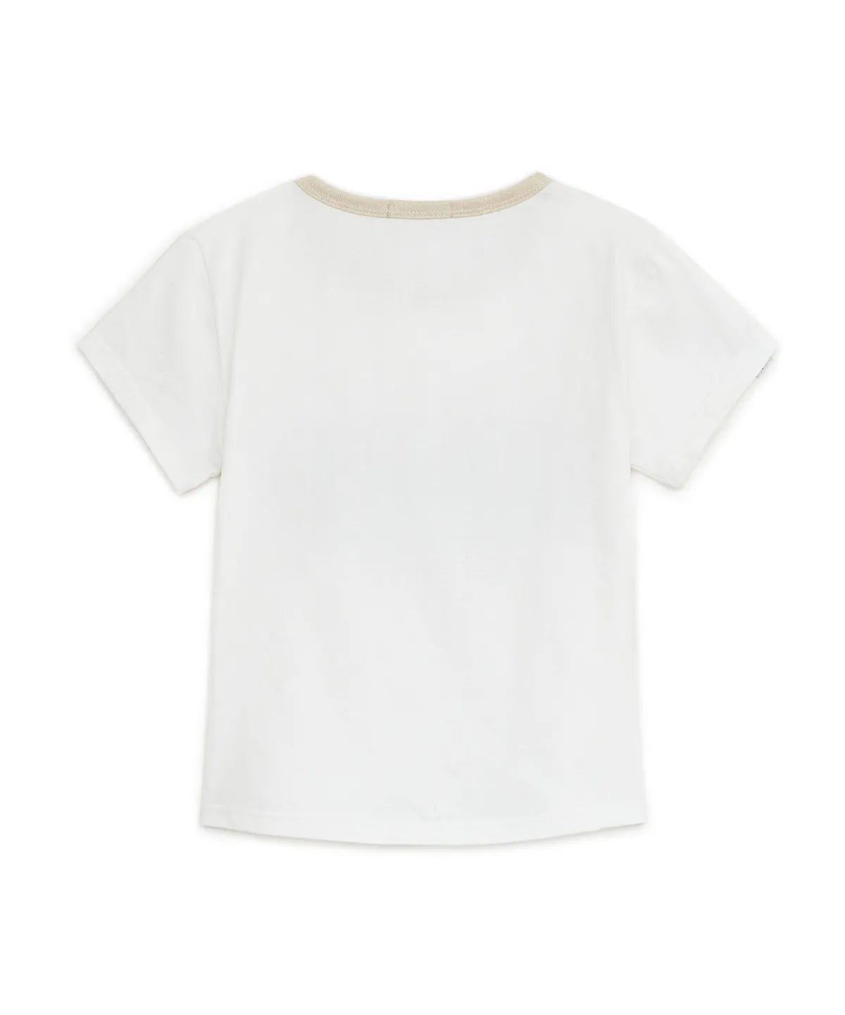 HUGYOURSKIN GLITTER MELTED TEE (WHITE)