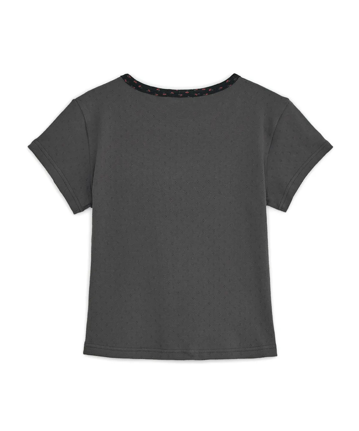 HUGYOURSKIN HUG FRIENDS TEE (CHARCOAL)