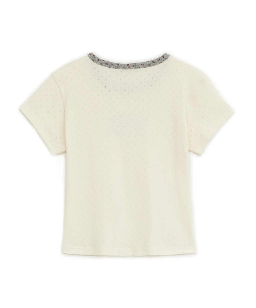 HUGYOURSKIN HUG FRIENDS TEE (LEMON)