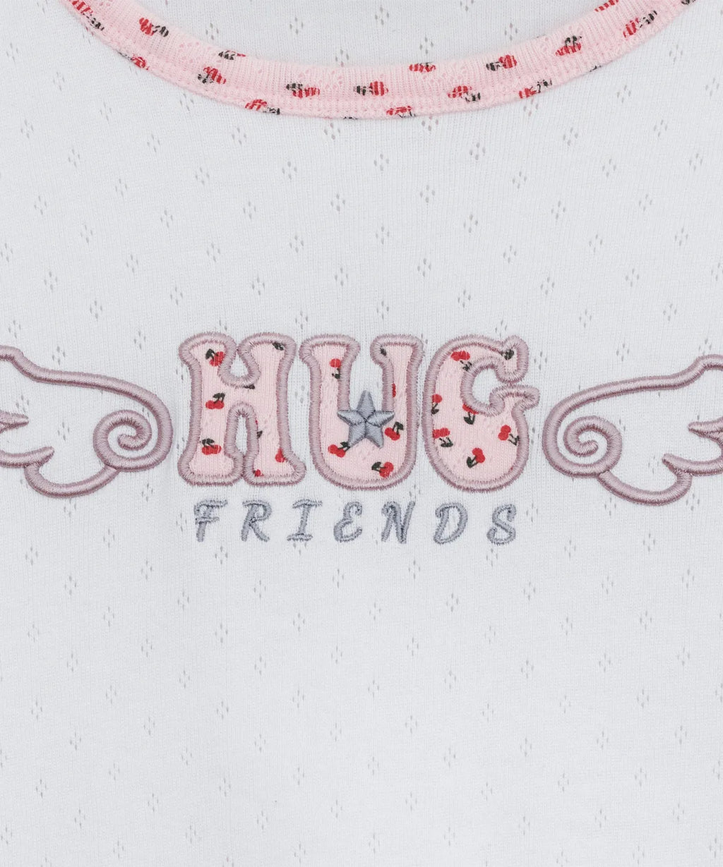 HUGYOURSKIN HUG FRIENDS TEE (WHITE)