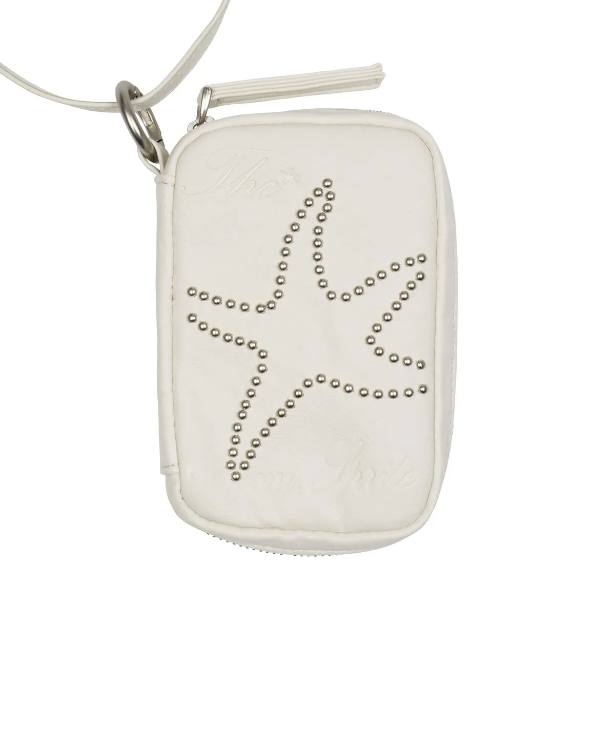 TCM starfish stud mini pouch (white)
