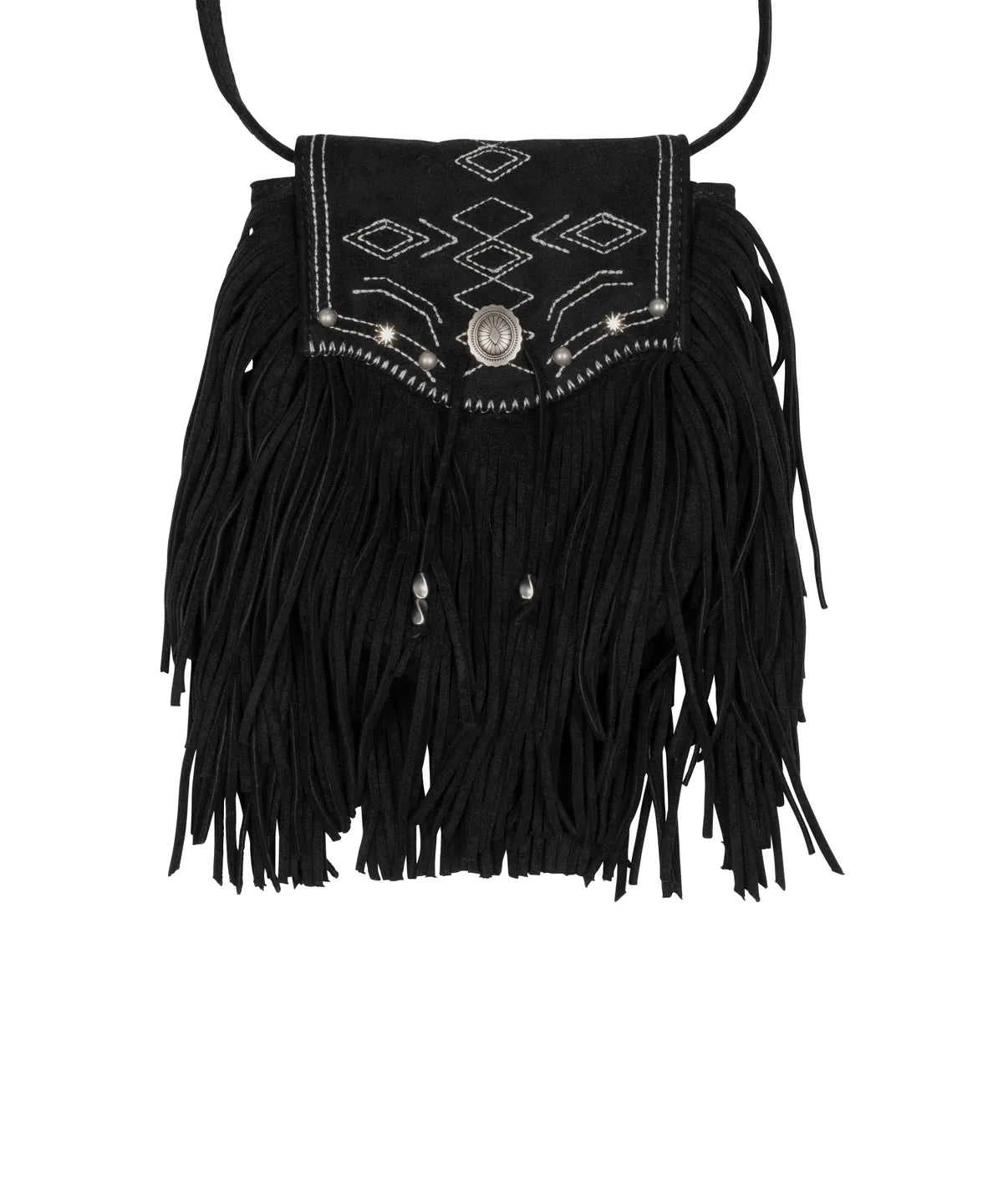 TCM fringe mini bag (black)