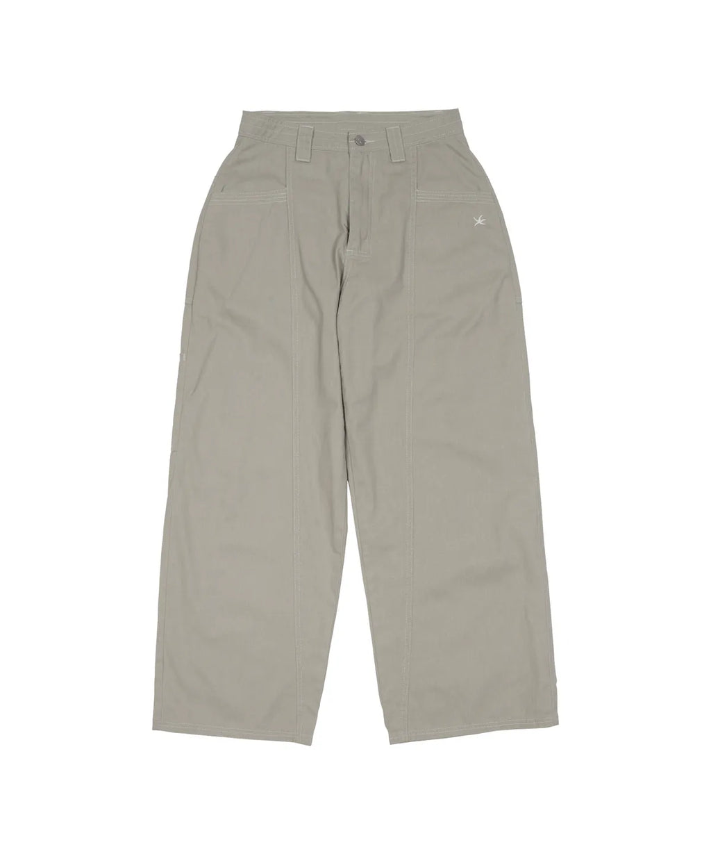 TCM stitch cargo pants (beige grey)