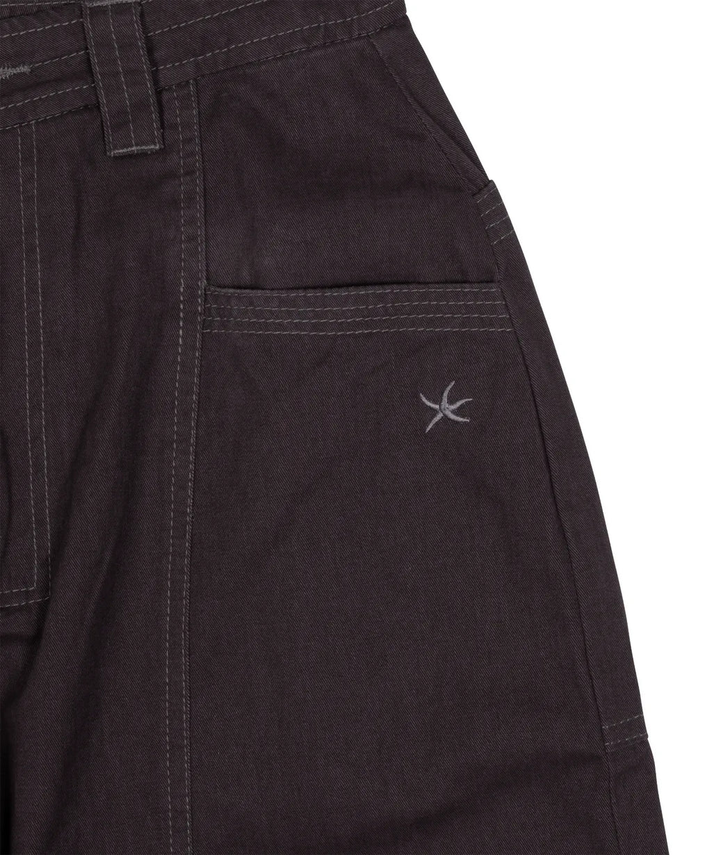 TCM stitch cargo pants (dark purple)
